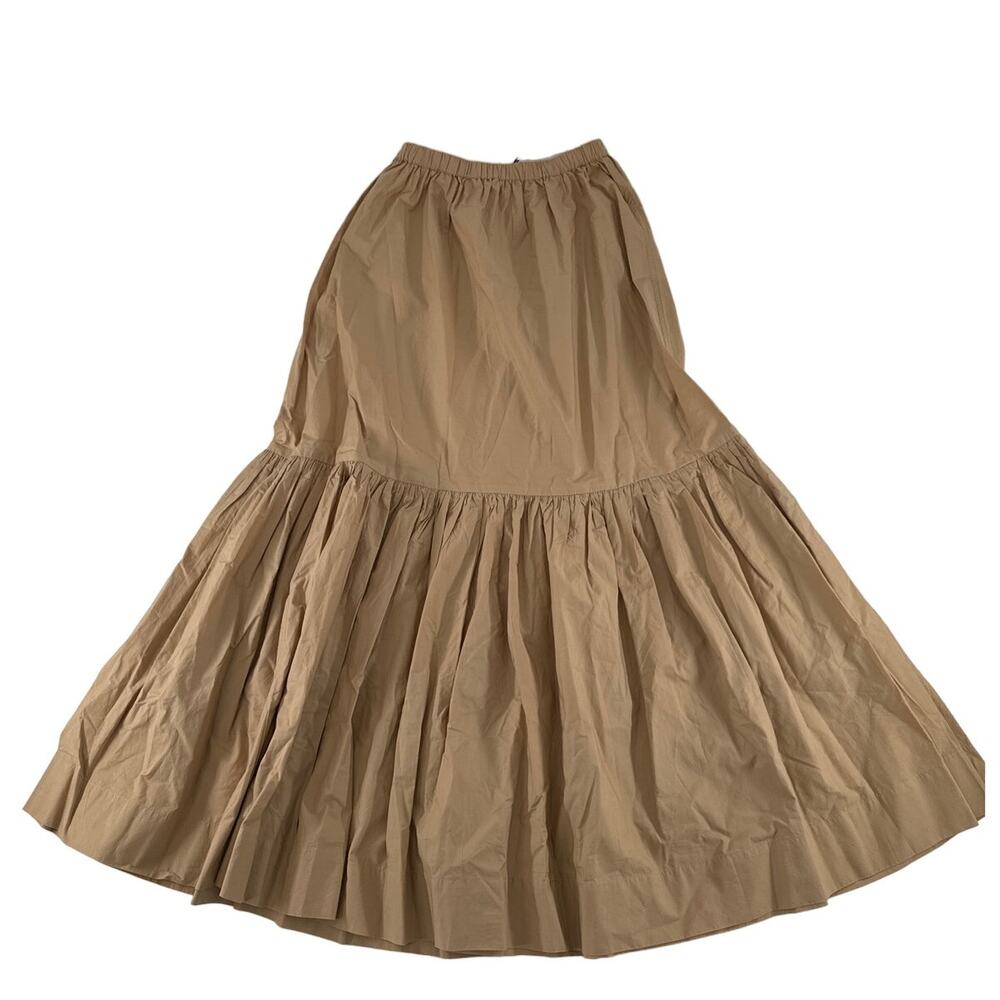 Ganni Tan Midi Skirt - Picture 6 of 14